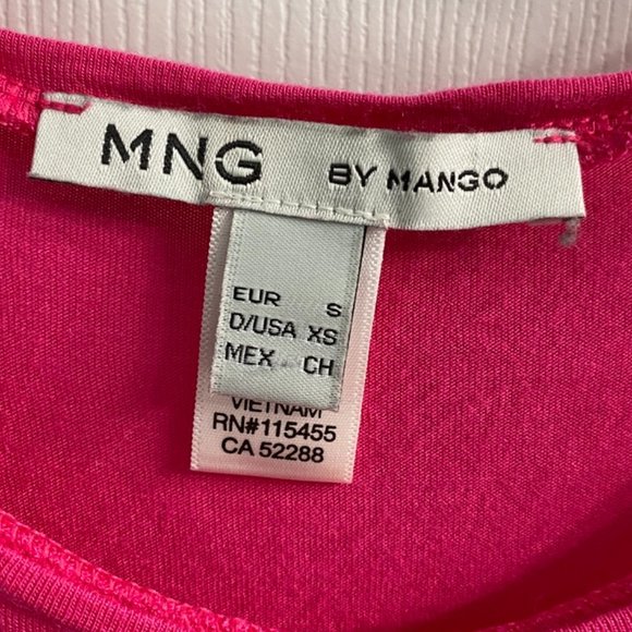 MNG by Mango Tank with Floral Pattern/Arm Details - Pink - Picture 3 of 6